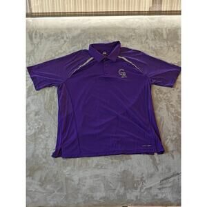 Majestic MLB Colorado Rockies Cool Base Performance Shirt